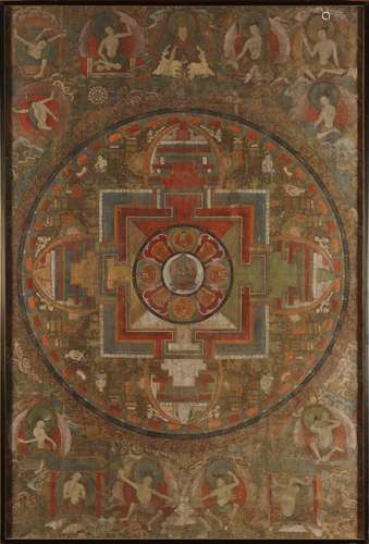 ﻿Mandala d’Avalokiteshvara<br />
Tibet Oriental / Chine c. 1...