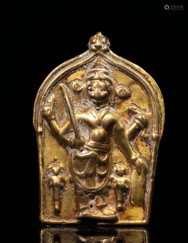 ﻿Shiva Virabhadra<br />
Inde méridionale. C. 19° siècle<br /...