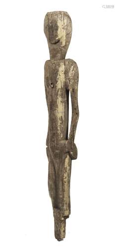 ﻿Statue protectrice<br />
Népal<br />
Bois. H. 144 cm<br />
...