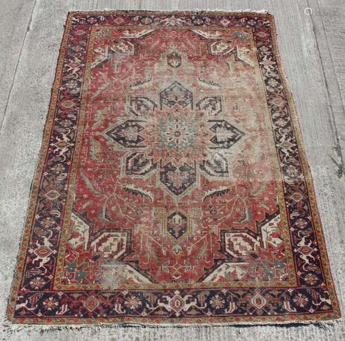 Property of a gentleman - an early 20th century Heriz carpet...