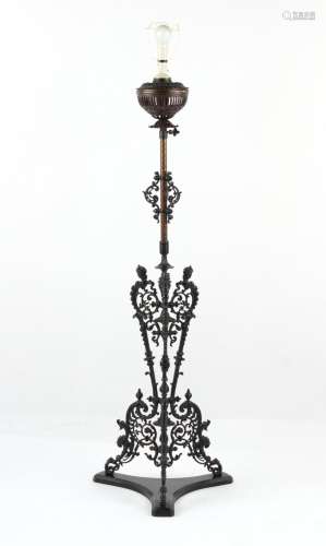 Property of a deceased estate - a Victorian ornate black pai...