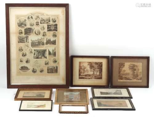 Property of a lady - seven assorted pictures & prints co...