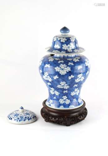 Property of a gentleman - a Chinese blue & white prunus ...