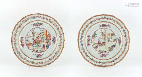 Property of a gentleman - a pair of Chinese famille rose lar...