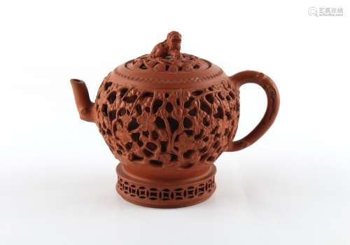 Property of a deceased estate - a Chinese Yixing teapot, 18t...