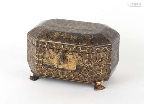 Property of a lady - a mid 19th century Chinese export lacqu...