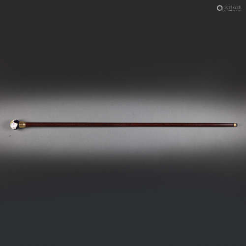 CHINESE QING DYNASTY ROSEWOOD SCEPTER