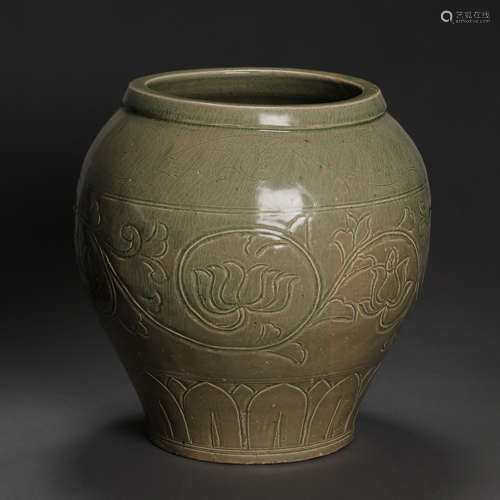 CHINESE SONG DYNASTY BLUE GLAZE JAR