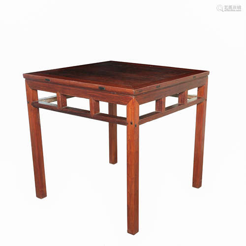 CHINESE QING DYNASTY HUANGHUALI SQUARE TABLE