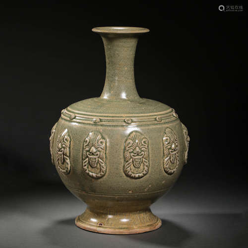 XIANGZHOU WARE PASTE PLASTIC BOTTLE, NORTHERN DYNASTY, CHINA