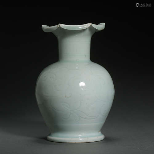 CHINESE SONG DYNASTY HUTIAN WARE FLOWER MOUTH VASE