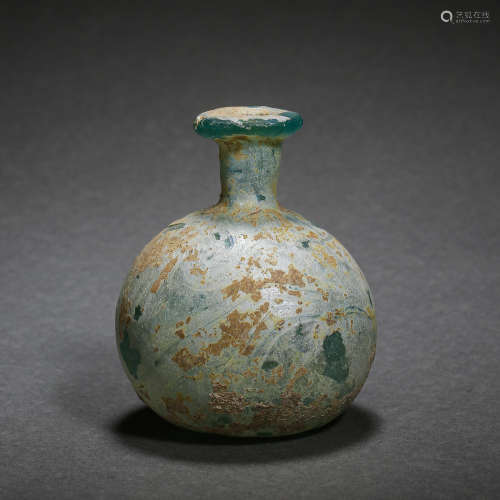 CHINESE TANG DYNASTY GLASS RELICS BOTTLE