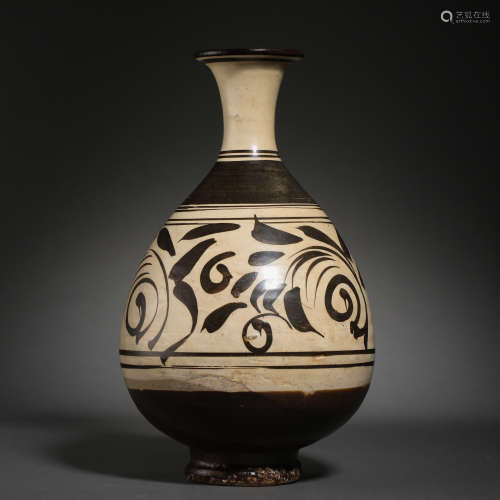 CHINESE SONG DYNASTY CIZHOU WARE SPRING BOTTLE