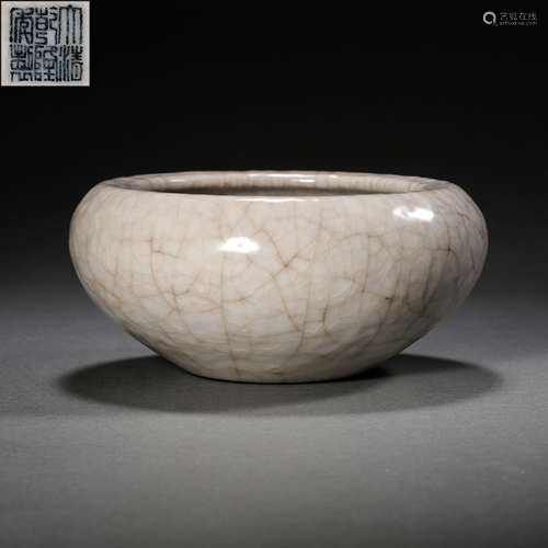 CHINESE QING DYNASTY GE GLAZE PEN WASHING