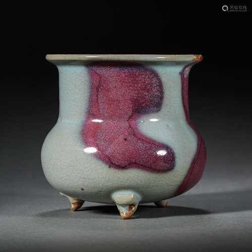 CHINESE YUAN DYNASTY JUN WARE INCENSE BURNER