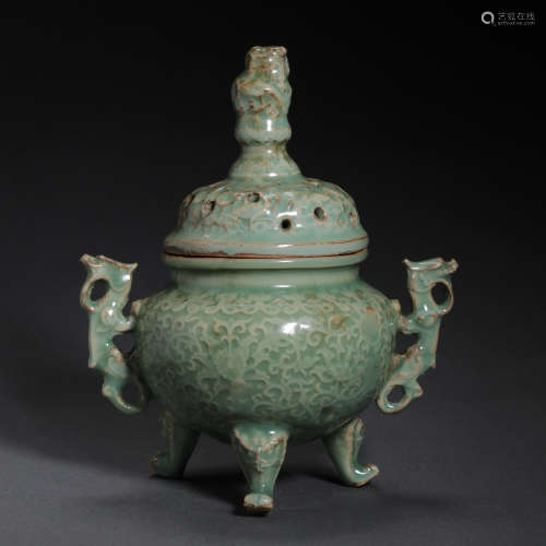 CHINESE SONG DYNASTY LONGQUAN WARE AROMATHERAPY