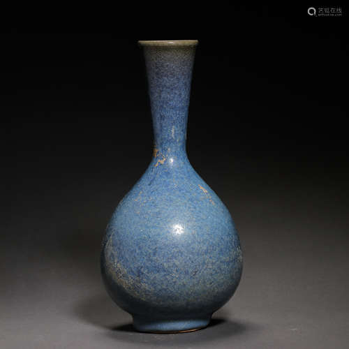 CHINESE JIN DYNASTY JUN WARE GALL BOTTLE