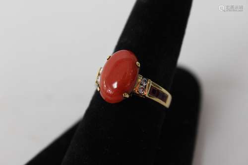 Coral Women Ring