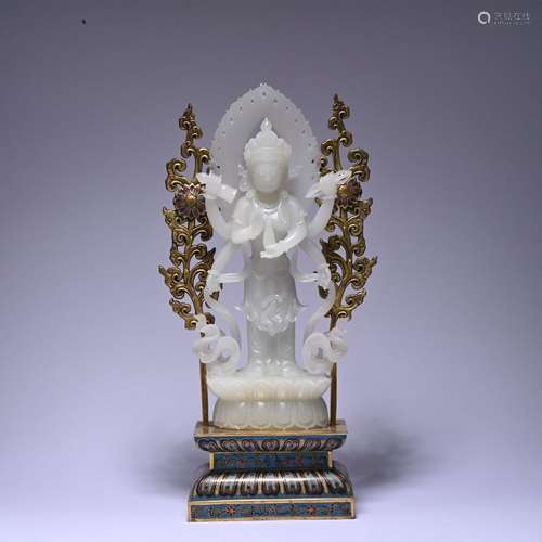 A jade statue of Avalokitesvara