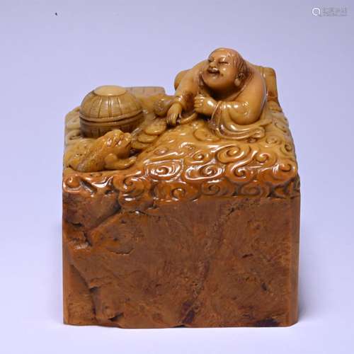 A Shoushan Stone 'figure' seal