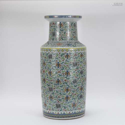 A DouCai 'floral' vase