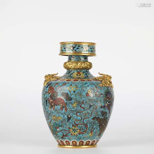 Chinese Cloisonne Vase, Ming