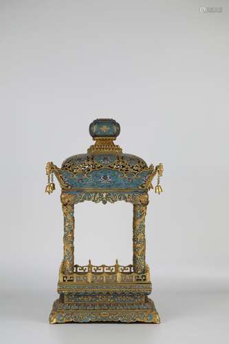 Cloisonne enamel Buddhist altar,18th century