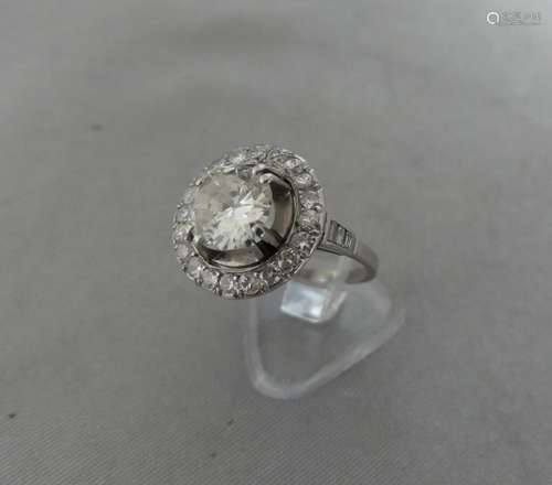 BAGUE en platine