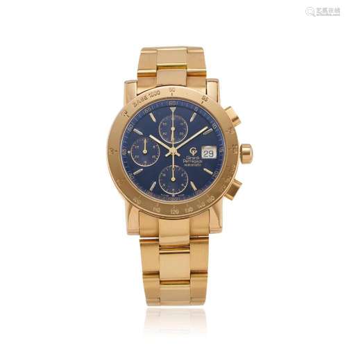 GIRARD-PERREGAUX GOLD AUTOMATIC CHRONOGRAPH GP7000, 90s