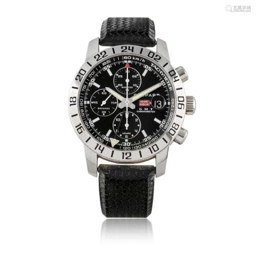 CHOPARD MILLEMIGLIA REF. 8992 GMT WITH BOX AND PAPER, SOLD I...