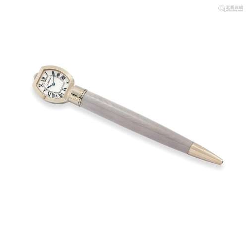 CARTIER PEN COMBINED WITH WATCH, LIMITED EDITION 265/2000 WI...