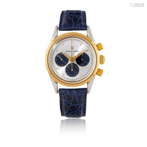 UNIVERSAL GENÈVE COMPAX REF. 284.465 STEEL AND GOLD, 90s