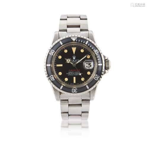 ROLEX SUBMARINER DATE REF. 1680 "RED", CIRCA 1970