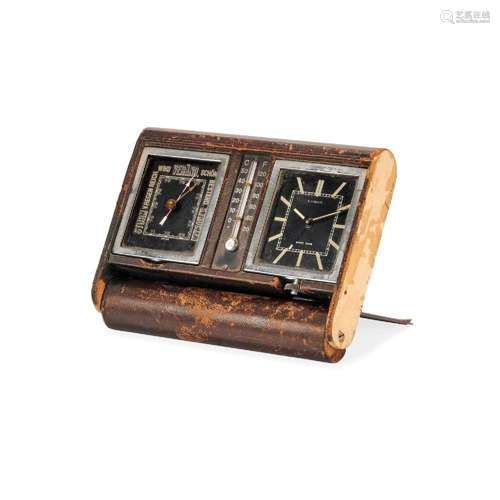 JAEGER-LECOULTRE SIGNED GÜBELIN WITH WEATHER STATION, 50s