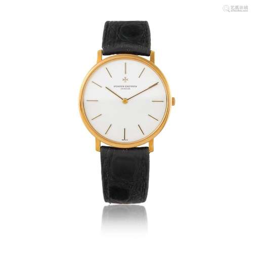 VACHERON & CONSTANTIN REF. 33060 IN GOLD WITH BOX AND PA...