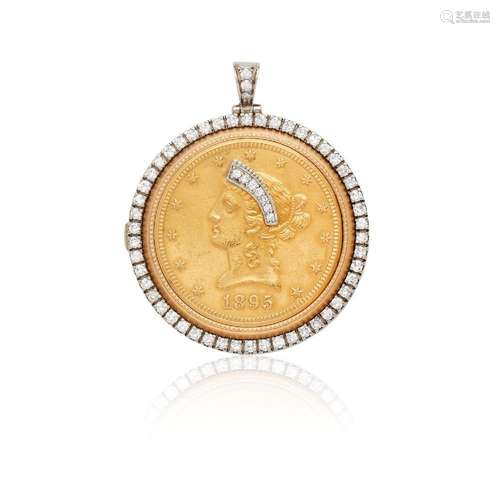 PIAGET 10 DOLLAR COIN WATCH IN GOLD, 70s