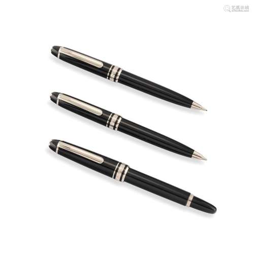 LOT OF THREE MONTBLANC MEDIUM SIZE PENS