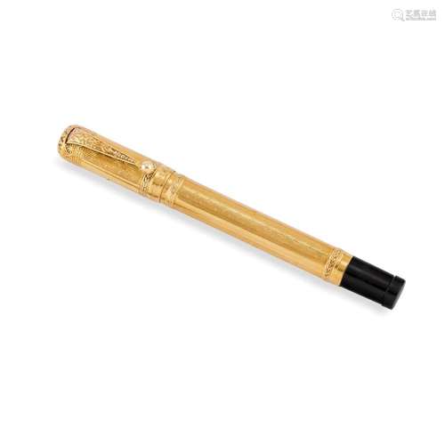 KRASSINI GOLD ROLLED FOUNTAIN PEN