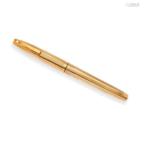 SHEAFFER GOLD ROLLED FOUNTAIN PEN