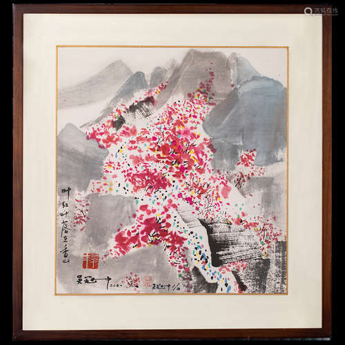 葉紅葉落在香山

吴冠中（1919-2010）
Wu Guan-Zhong