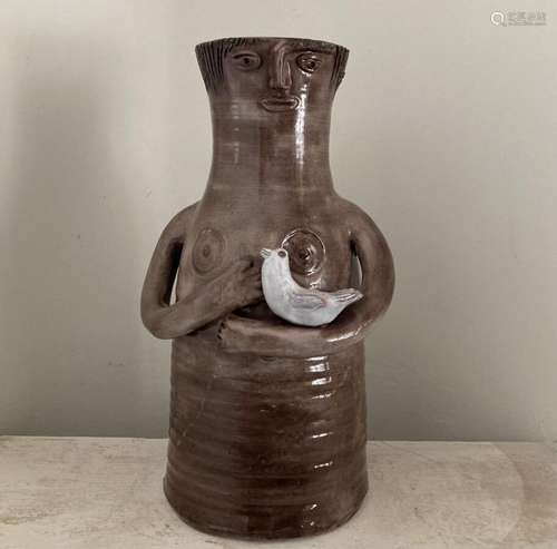 Robert et Jean CLOUTIER (1930-2008 et 1930-2015)<br />
Vase ...