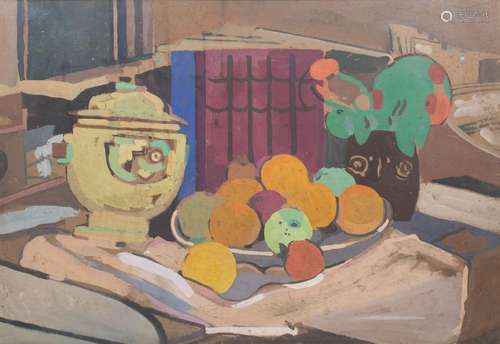 Albert GLEIZES (1881-1953)<br />
Nature morte aux fruits, au...