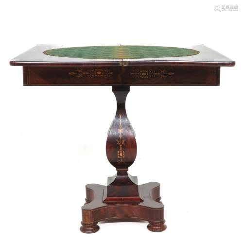 A 19th Century Mahogany Game Table