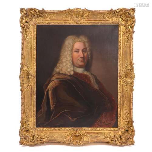 An 18th Century Oil on Canvas Depicting Portrait of Francois...
