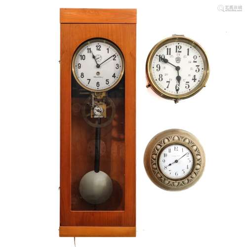 A Collection of 3 Electric Clocks