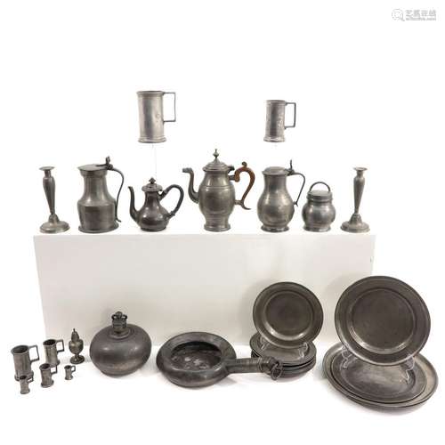 A Collection of Pewter