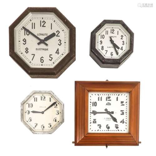 A Lot of Electric Wall Clocks