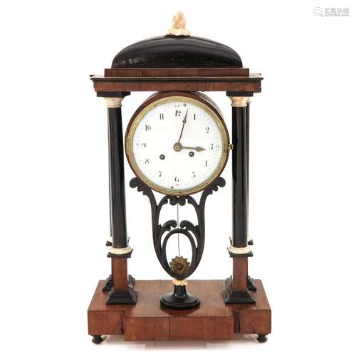 A 19th Century Column Clock