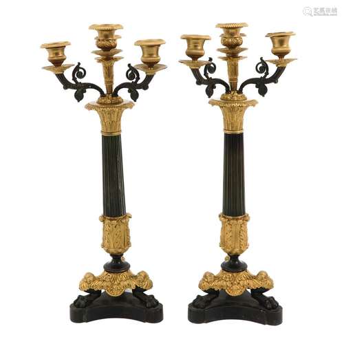 A Pair of 19th Century Candlesticks