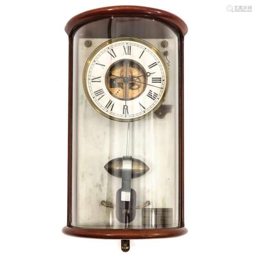 An Electric Wall Clock Signed Paul Moret 1933